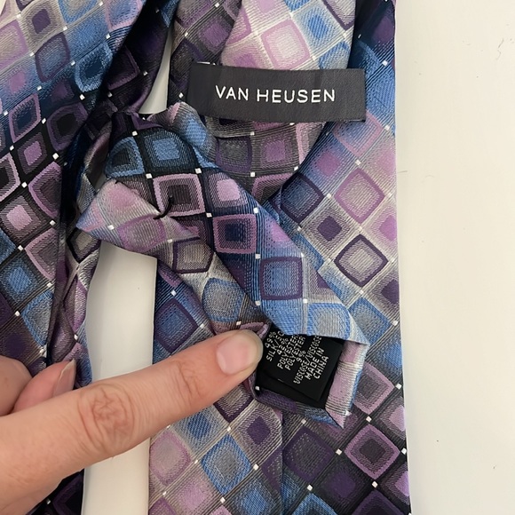 LOT! Seven Purple/ Lilac Men’s Ties - Picture 8 of 16